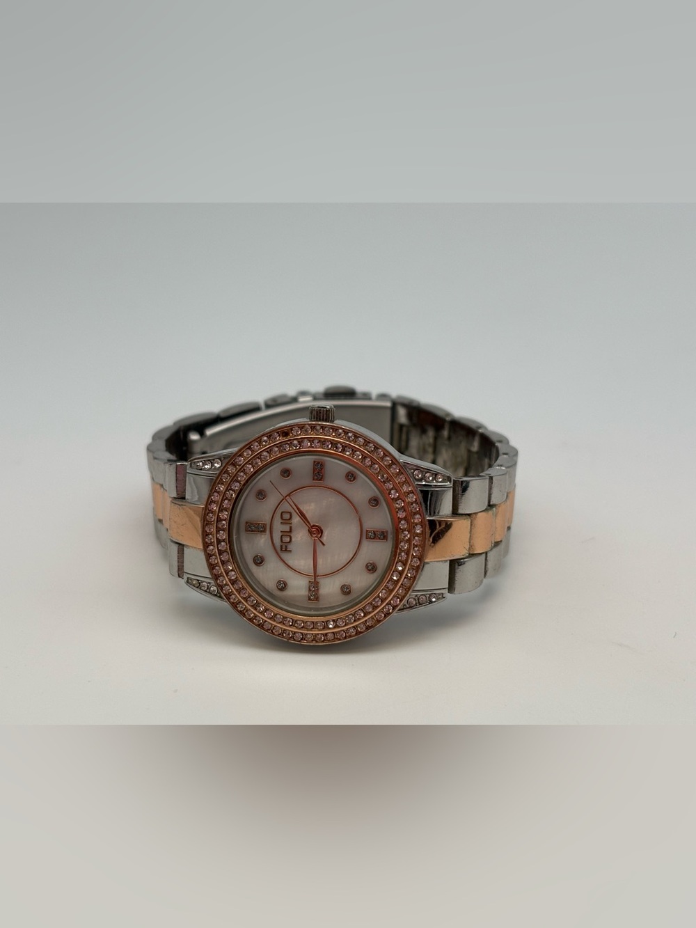 FOLIO FMDFOL921 Two Tone Quartz Analog Women's Watch